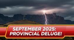 September 2025 Weather Update β Heavy Weekend Rains Expected in Key Provinces of SA