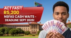 Urgent NSFAS Reminder: September 2025 Deadline Confirmed to Secure R5,200 Student Payments